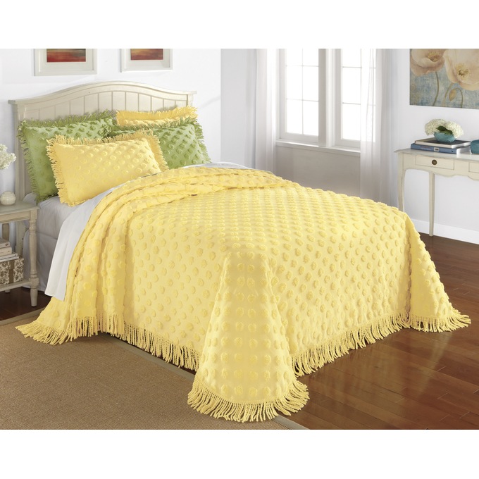 Candice Chenille Bedspread, , large