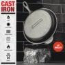 Granitestone Pre-Seasoned Cast Iron 12" Skillet, , large