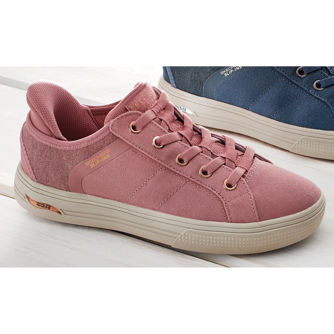 Skechers Women’s Slip-Ins Arch Fit Arcade-Forever Cozy Shoe, Rose, large