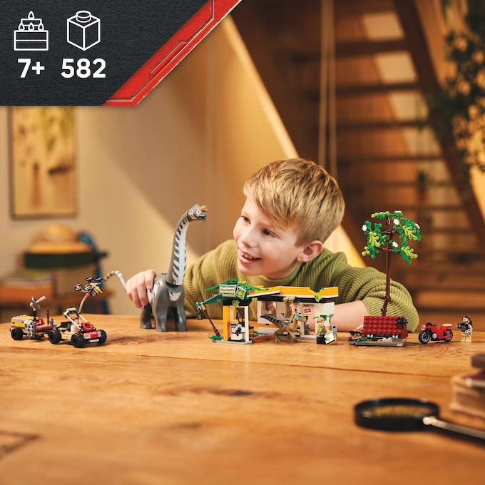 LEGO Jurassic World Raptor & Titanosaurus Tracking Mission, , large