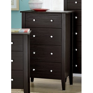Emil 4-Drawer Chest, Espresso, large