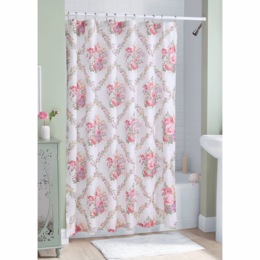 Scarborough Bouquet Shower Curtain, , large