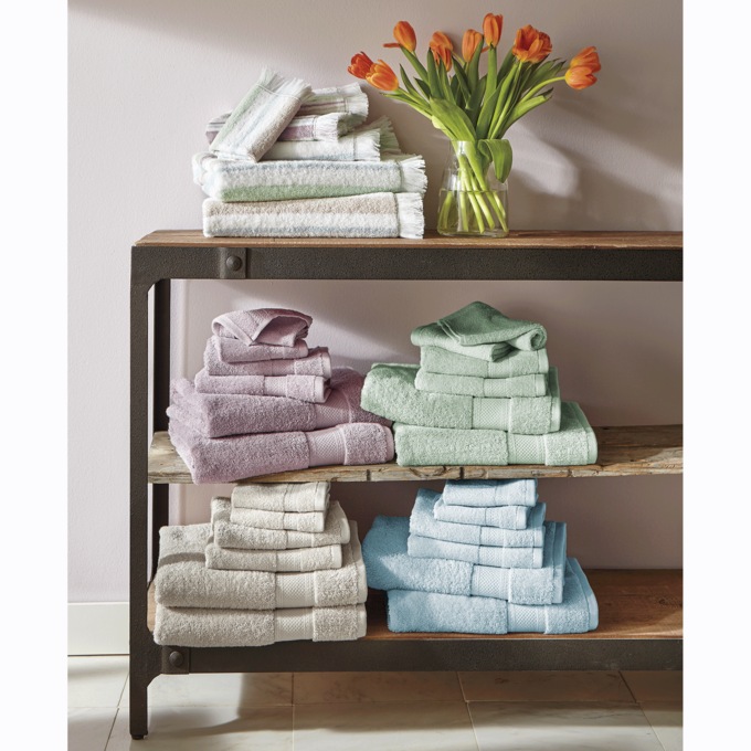 6-Piece Pure Bliss Cotton Towel Set, , large