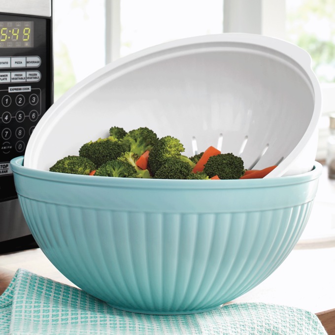 Nordic Ware 3-in-1 Microwave Bowl Set, , large