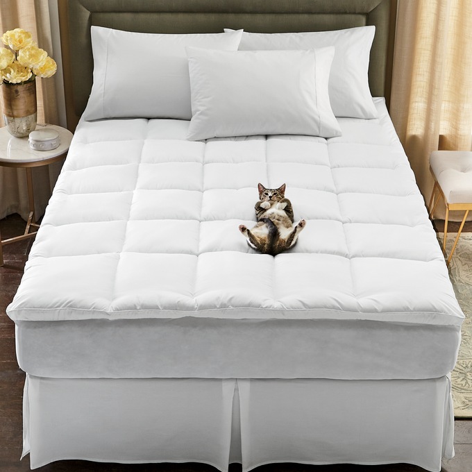 Hotel Luxury Quilted Mattress Pad, , large