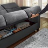 Super Plush Convertible Sofa Bed with Storage, , large
