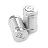 Set of 2 Stainless Steel Salt & Pepper Shakers, , large
