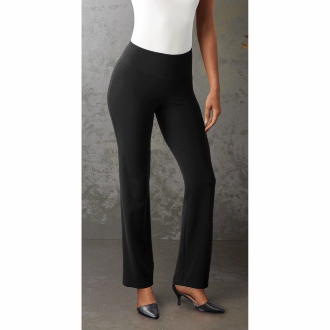 Control-Waist Bootcut Legging, , large