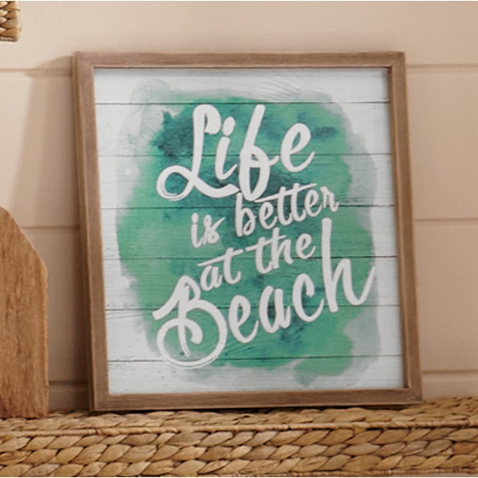 At The Beach Wall Art, , large