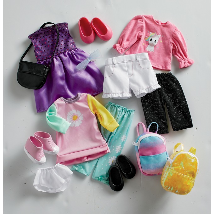 3-Pack 18" Doll Outfits, , large