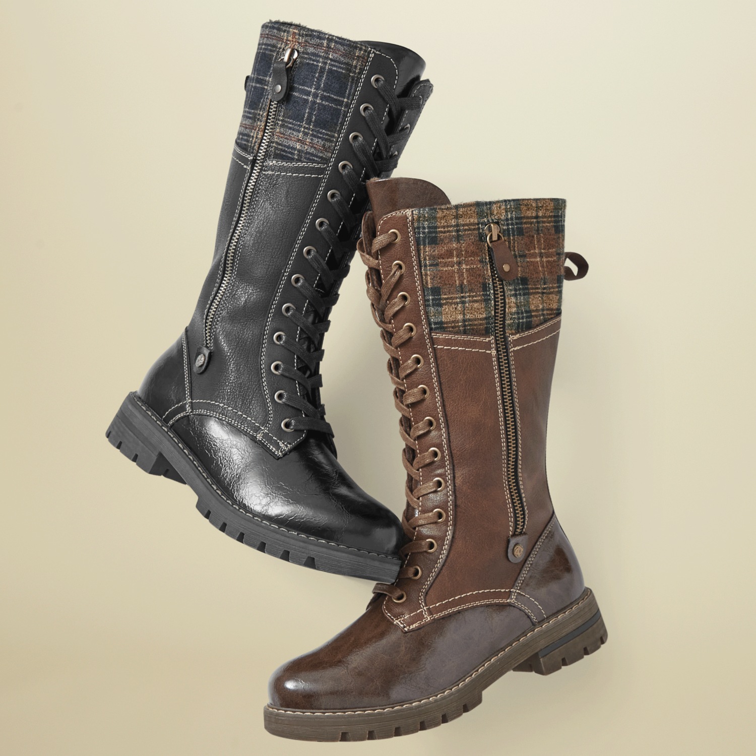 Spring step cheap lace up boots