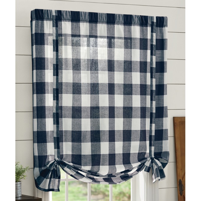 Buffalo Plaid Tie Shade, , large