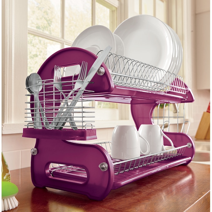 2-Level Dish Drainer Rack