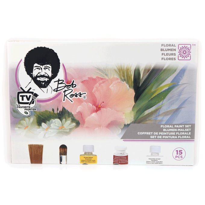 Bob Ross Grab & Go Floral Painting Kit, , large
