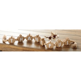 Reversible Thankful/Together Pumpkin Garland, , large