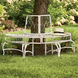 Round Tree Bench, , large