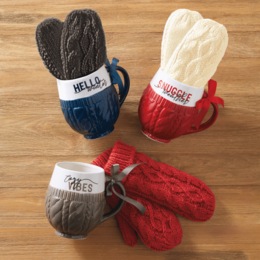 2-Piece Mitten and Mug Set, , large