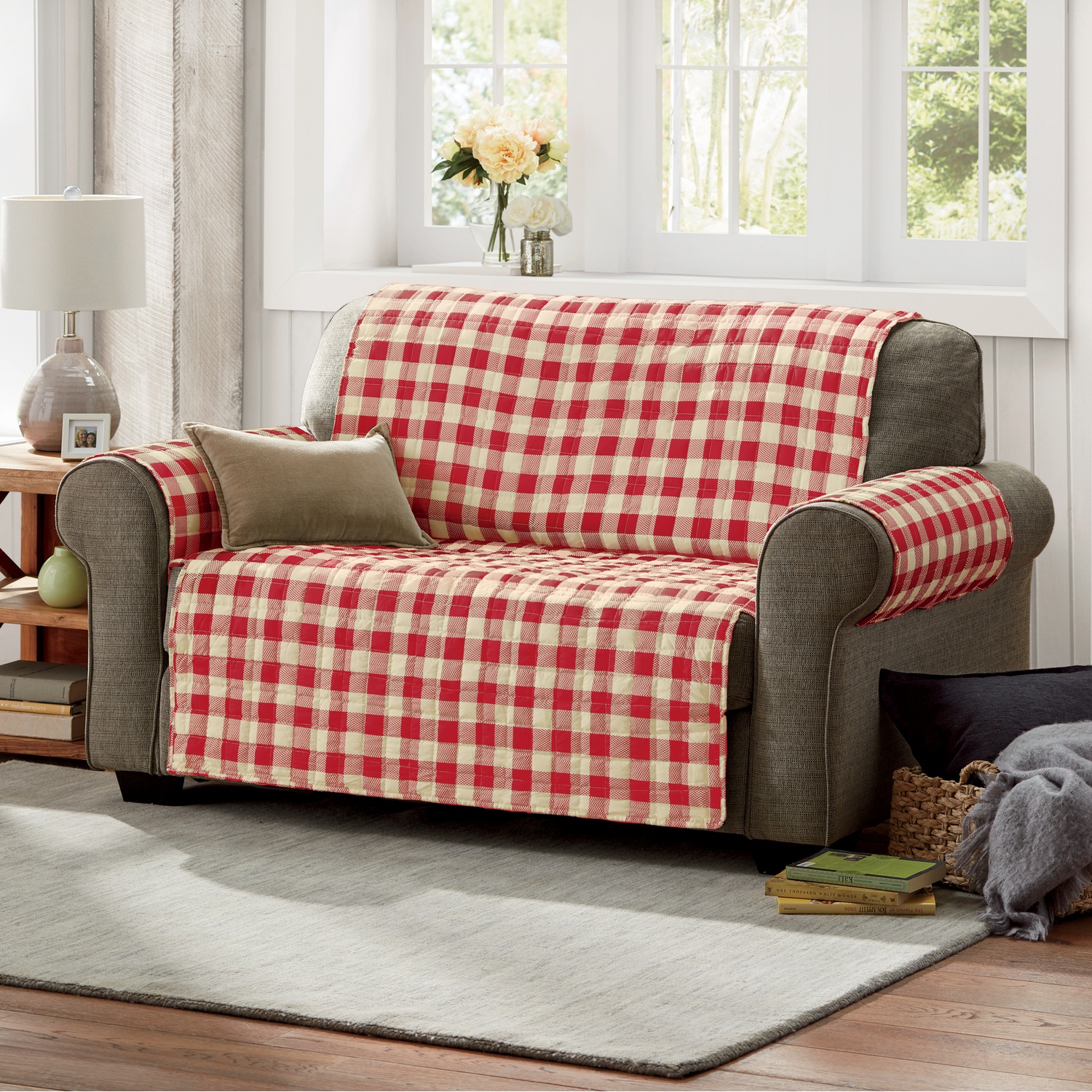 Buffalo Plaid Furniture Protector Country Door