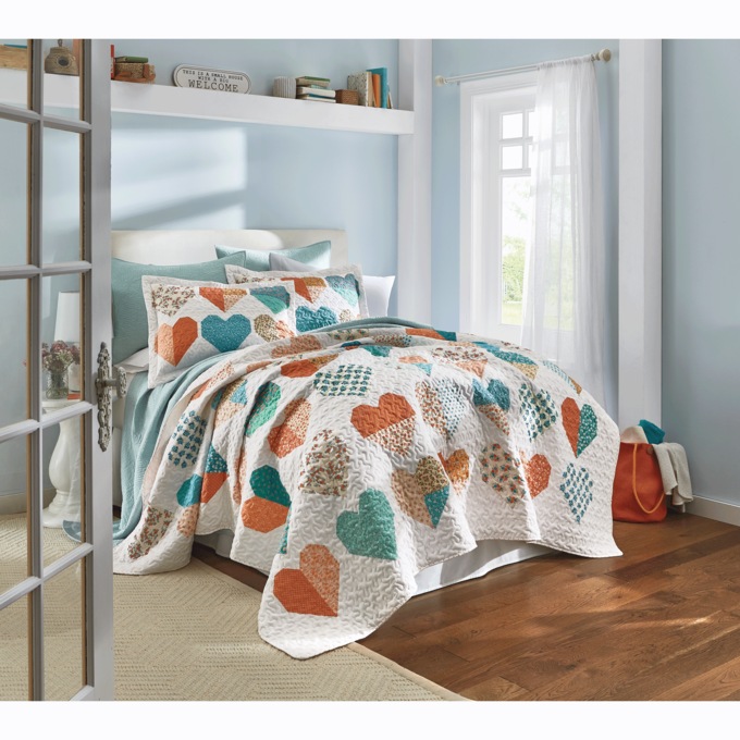 Hearts Sham, , large