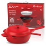Granitestone 10" Zuka Pan, Red, large