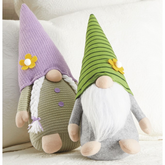 Gnome Figural Pillow, , large
