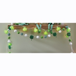 Farmhouse Shamrock Garland, , large