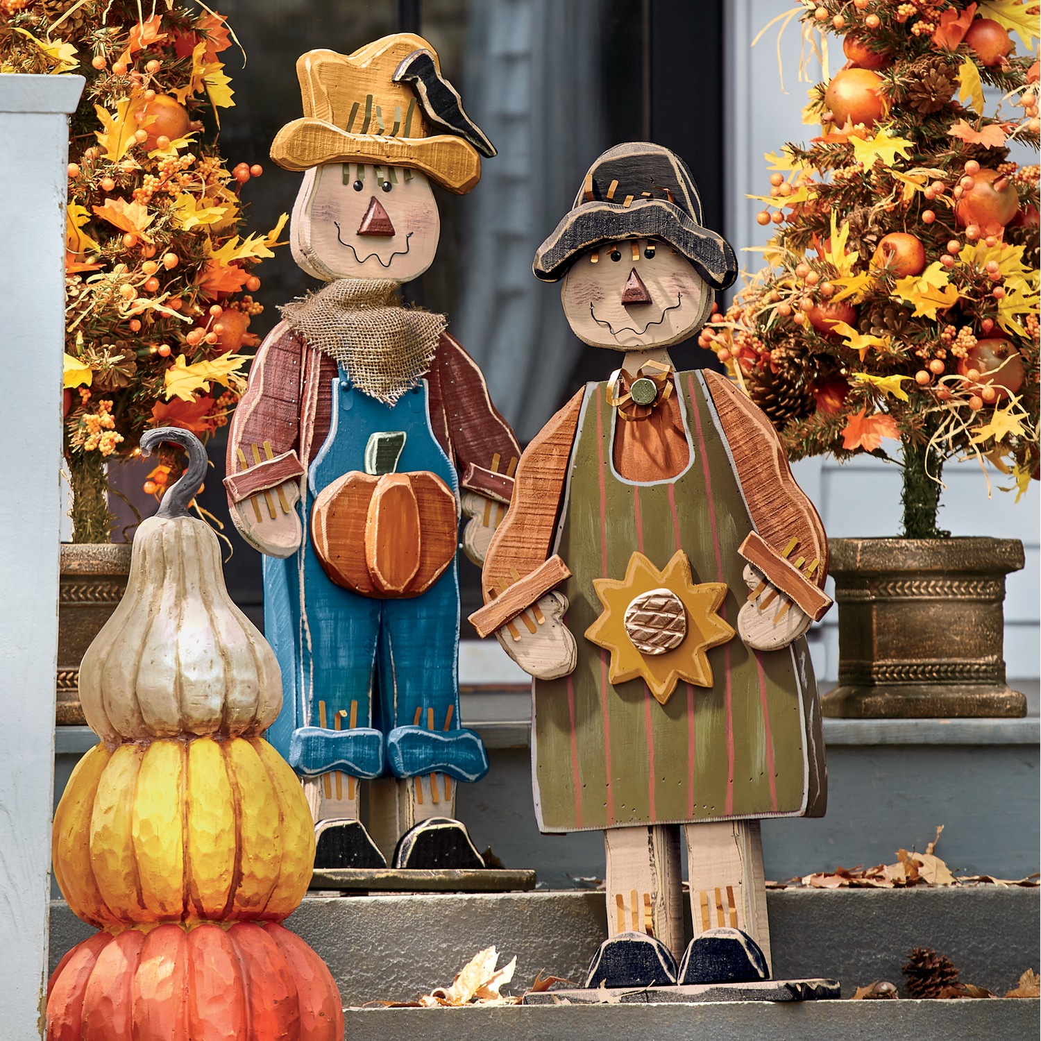 Buy Both Wooden Scarecrows and Save | Country Door