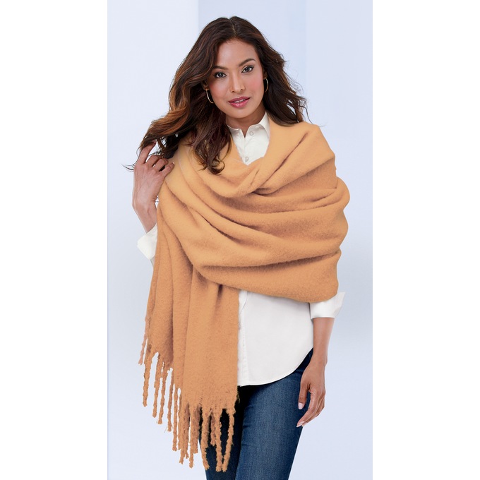Personalized Solid Oversized Scarf, , large
