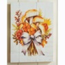 Wood-Slat Mushroom Wall Art, , large