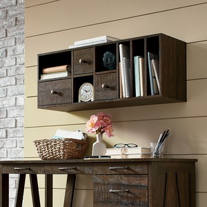 Hammond Desk And Cubby Wall Shelf | Country Door