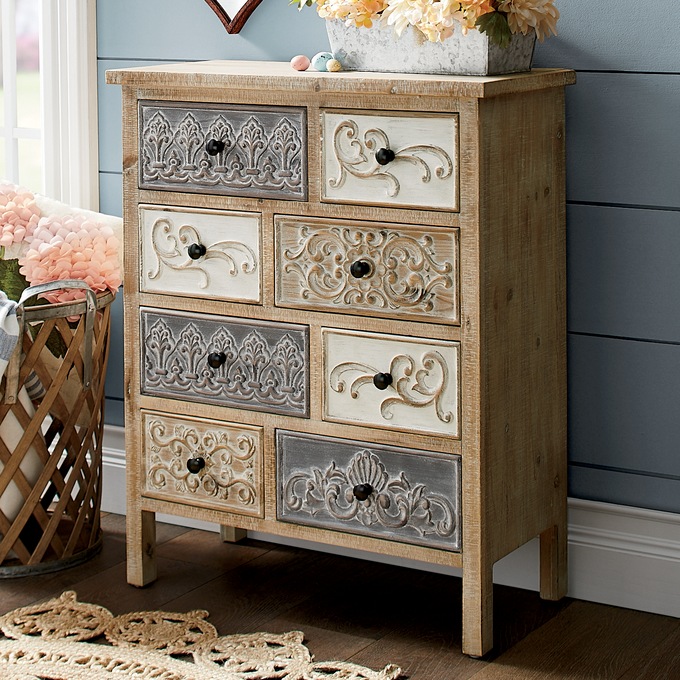 Henders Carved Cabinet, , large