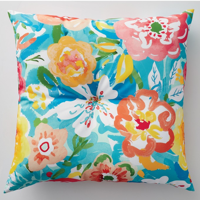 Button Tufted Outdoor Pillow Country Door