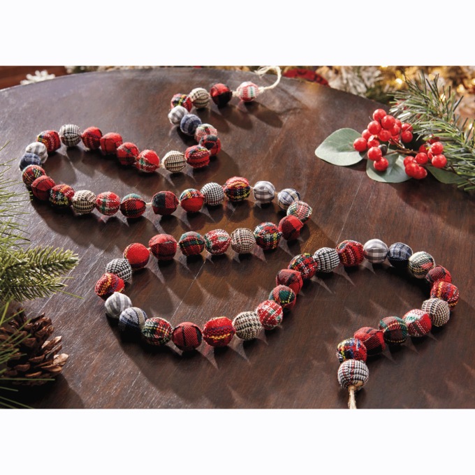 Rag Ball Garland, , large