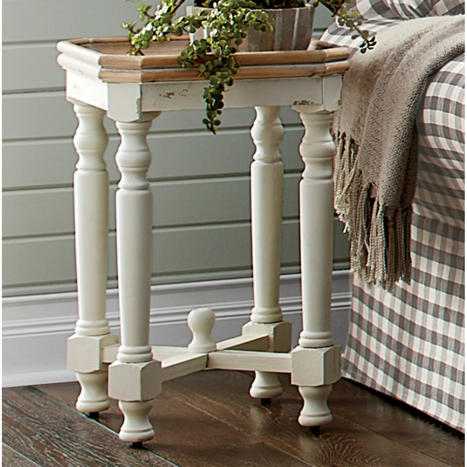 Two Tone End Table Country Door