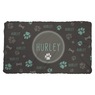 Personalized Paw-and-Bones Pattern Throw Blanket, , large
