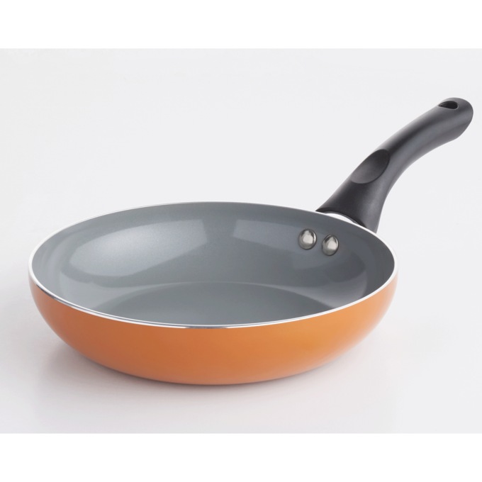 Ginny's 24-Piece Nonstick Kitchen Essentials Cookware Set, Sunset Orange, large