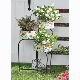 Birds Plant Stand, , large