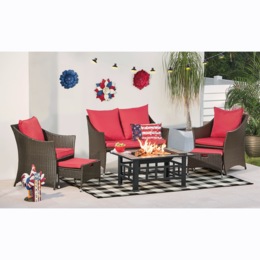 Woven Wicker-Look Outdoor Furniture, , large