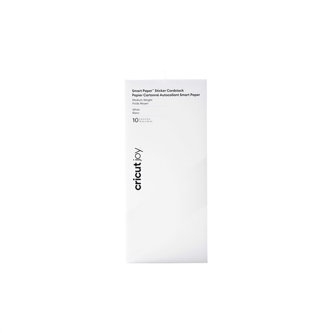 Cricut Joy Smart Paper Sticker Cardstock, White, large
