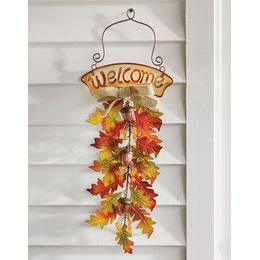 Outdoor Decorations Solar Lighting Patio Furniture Country Door Welcome Harvest Wall Art