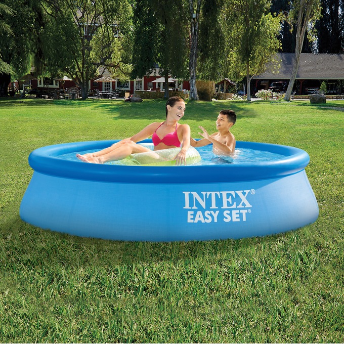Intex 10' X 30" Easy Set Pool with Pump, , large