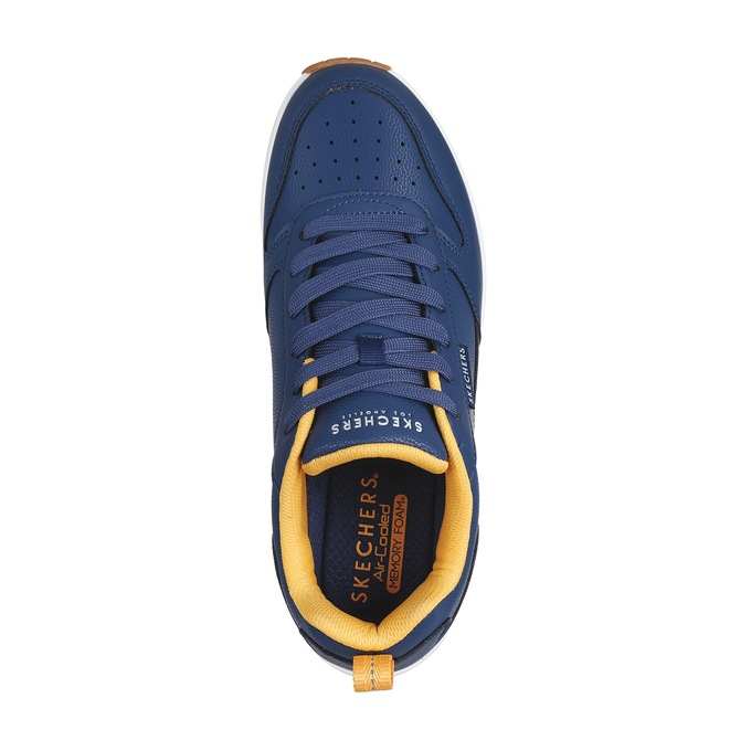 Skechers Men's Uno - Alder Lace-Up, Navy Yellow, large