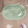 Oval Crochet Bath Mat, , large
