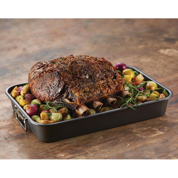 Farberware Heavy-Duty Nonstick Roaster with Rack, , large