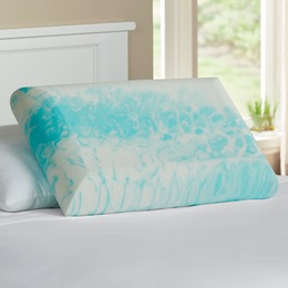 Sleep Connection Cooling Memory Foam Pillow, , large