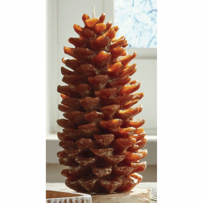 Large Pinecone Candle, , large