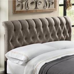 Tufted Linen Headboard, , large