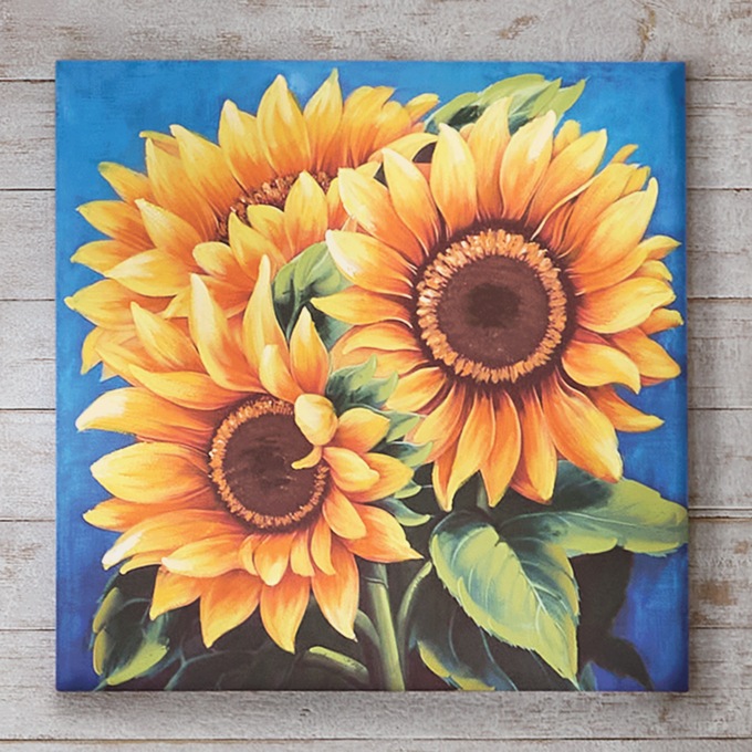 Sunflower Bundle Wall Art, Multi, large