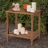 Slatted Accent Table, , large