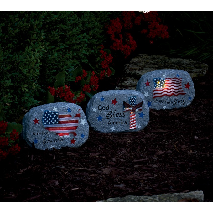 Solar Patriotic Stepping Stone, , large